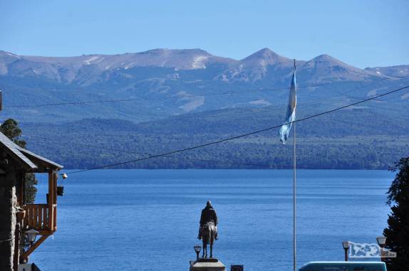 Lago Nahuel Huapi, em frente a Bariloche, na Argentina